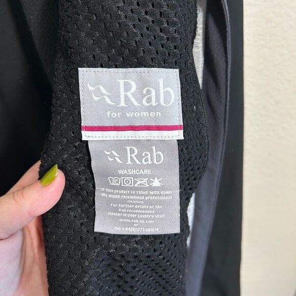 RAB Baltoro Alpine Polartec Shield Outdoor Jacket Women’s L Black - Picture 7 of 9
